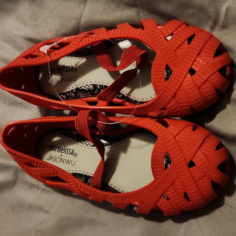 Mini Melissa Jason Wu red flats girls 9